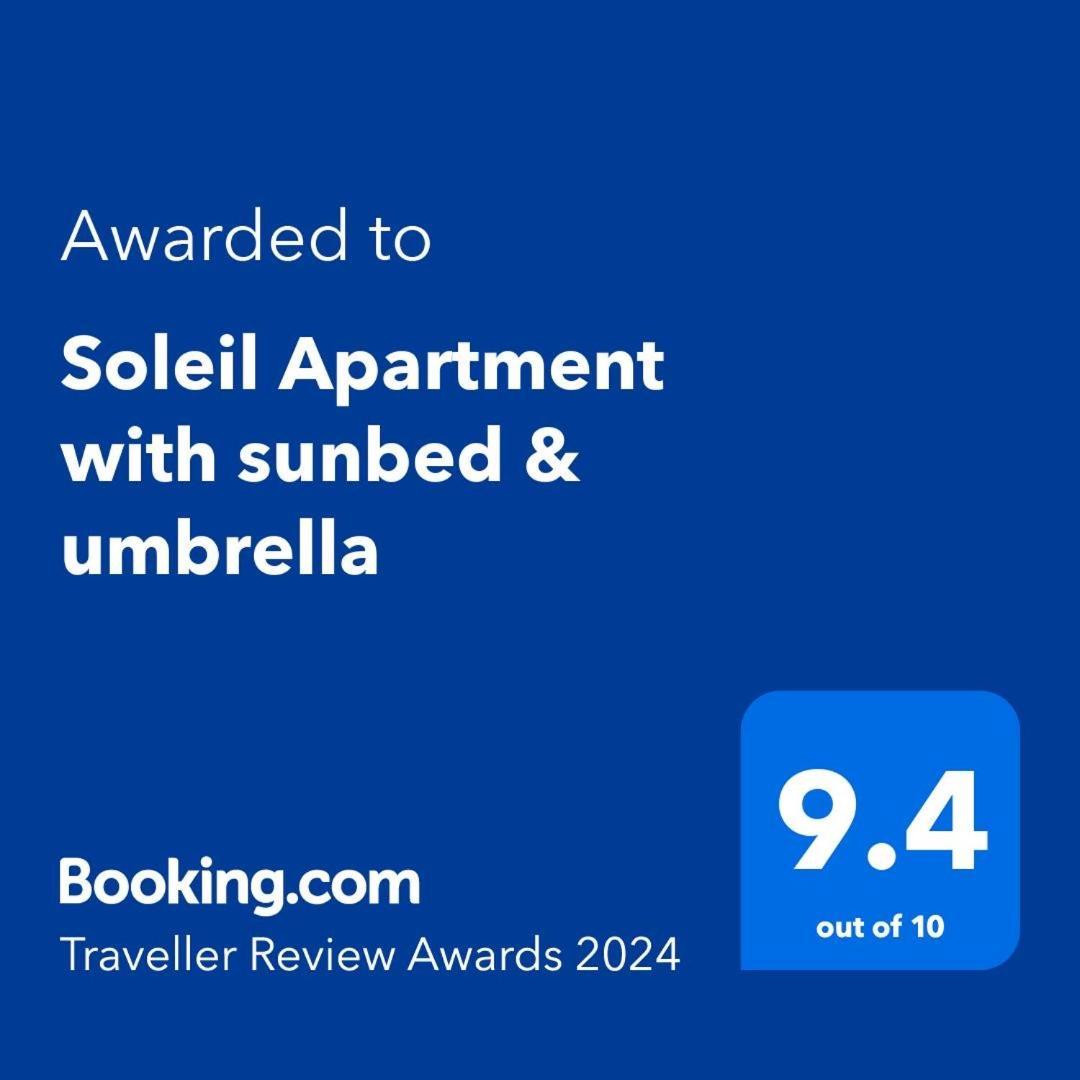 Soleil Apartment With Sunbed & Umbrella Vlorë 外观 照片